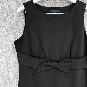 Banana Republic thicker fabric Stretch Cotton Bow front sleeveless dress